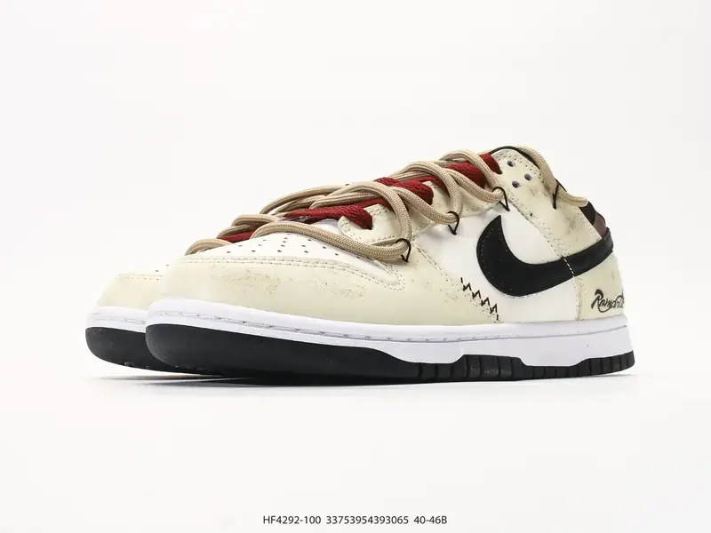 Nike Dunk Low Retro ‘DIY高端定制’耐克 低帮休闲运动板鞋 原装头层材料 用料绝不含糊 独家版型蒸餾加工帶來的是更好的视觉和脚感体验 清洁度 电绣 HF4292-100 #33753954393065
