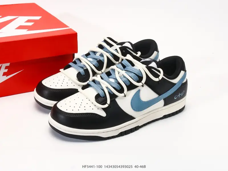 Nike Dunk Low Retro ‘DIY高端定制’耐克 低帮休闲运动板鞋 原装头层材料 用料绝不含糊 独家版型蒸餾加工帶來的是更好的视觉和脚感体验 清洁度 电绣 HF5441-100 #14343054393025