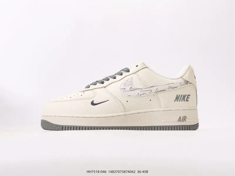 耐克Nike Air Force 1 Low 空军一号低帮百搭休闲运动板鞋 柔软、弹性十足的缓震性能和出色的 HH7518-046 #14837075874042