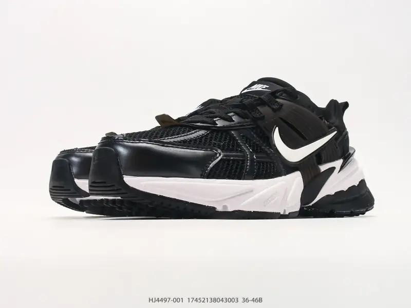 NIKE V2K RUN 复古风潮 耐克 网面透气运动鞋 灰银紧致的 HJ4497-001 #17452138043003