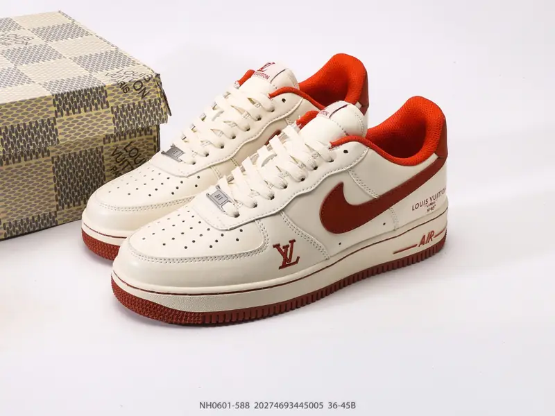 耐克Nike Air Force 1 Low 空军一号低帮百搭休闲运动板鞋 柔软、弹性十足的缓震性能和出色的 HN0601-588 #20274693445005