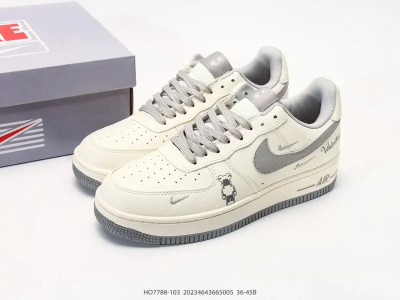 耐克 Nike Air Force 1 '07 空军一号含气垫 低帮百搭厚底增高休闲运动板鞋 HO7788-103 #20234643665005