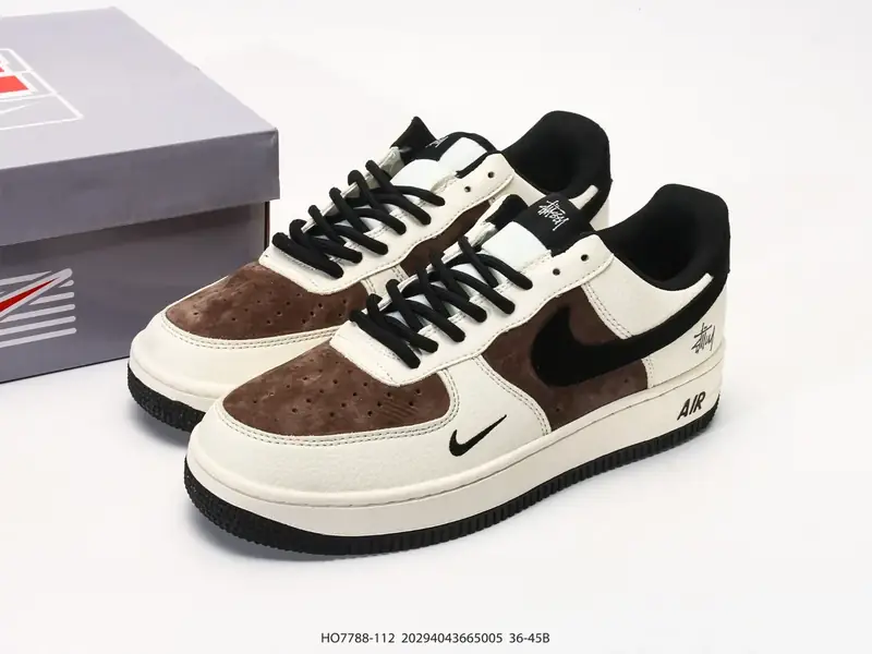 耐克 Nike Air Force 1 '07 空军一号含气垫 低帮百搭厚底增高休闲运动板鞋 HO7788-112 #20294043665005