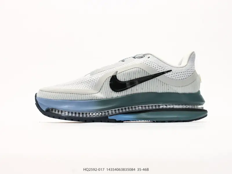 Nike Air Zoom Pegasus Premium 耐克网面全掌气垫缓震跑鞋 #全掌可见的Air Zoom首次在Pegasus系列中出现，模仿了Vaporfly的碳板曲线，增强了跑步时的流畅 HQ2592-017 #14354063835084