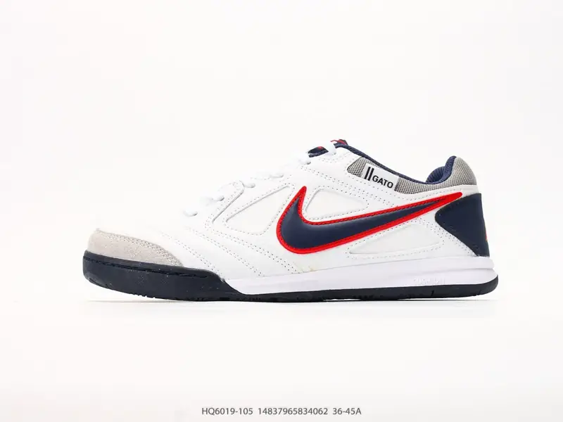 NIKE GATO 耐克 低帮生活休闲鞋 足球鞋 透气网布眼 HQ6019-105 #14837965834062