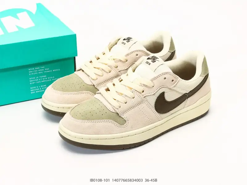 Nike Zapatillas de skate Resistente Caña Baja IB0108-101 #14077665834003