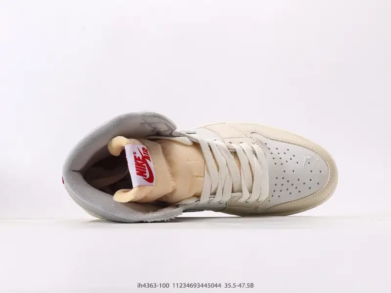 乔丹Air Jordan 1 High OG AJ1 乔1象牙白 高帮篮球鞋#鞋身以高帮造型呈现，鞋身以白米白色拼接呈现，颜值十分清爽 IH4363-100 #11234693445044