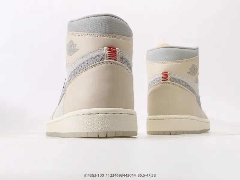 乔丹Air Jordan 1 High OG AJ1 乔1象牙白 高帮篮球鞋#鞋身以高帮造型呈现，鞋身以白米白色拼接呈现，颜值十分清爽 IH4363-100 #11234693445044