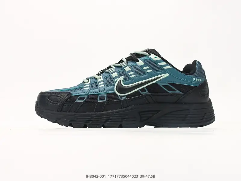 耐克 Nike P-6000 系列低帮复古老爹风休闲运动舒适慢跑鞋 # 进口三文治网面 融合 Pegasus 过往运动鞋 IH8042-001 #17717735044023