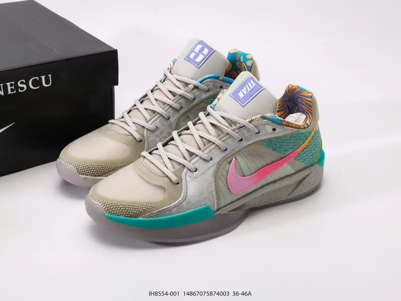 Nike Baskets de basketball Antidérapant Résistant Basse IH8554-001 #14867075874003
