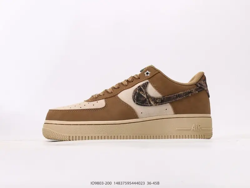 耐克Nike Air Force 1 Low 空军一号低帮百搭休闲运动板鞋 柔软、弹性十足的缓震性能和出色的 IO9803-200 #14837595444023
