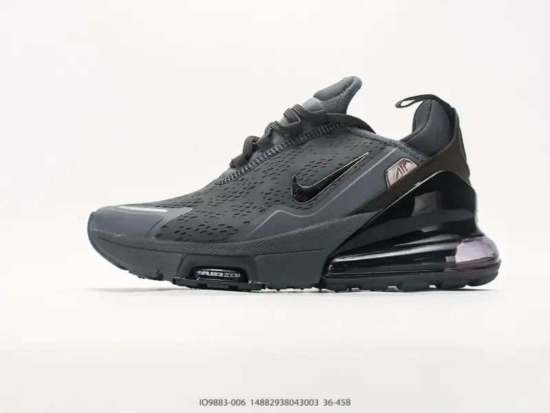 Nike Air Max 270 Flyknit 耐克 运动缓震 大气垫休闲跑步鞋 时尚舒适的穿着感受和出众格调 鞋款 IO9883-006 #14882938043003