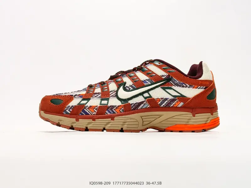 耐克 Nike P-6000 系列低帮复古老爹风休闲运动舒适慢跑鞋 # 进口三文治网面 融合 Pegasus 过往运动鞋 IQ0598-209 #17717735044023
