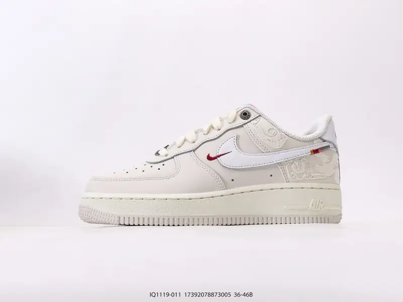 耐克Nike Air Force 1 Low 空军一号低帮百搭休闲运动板鞋 柔软、弹性十足的缓震性能和出色的 IQ1119-001 #17392078873005