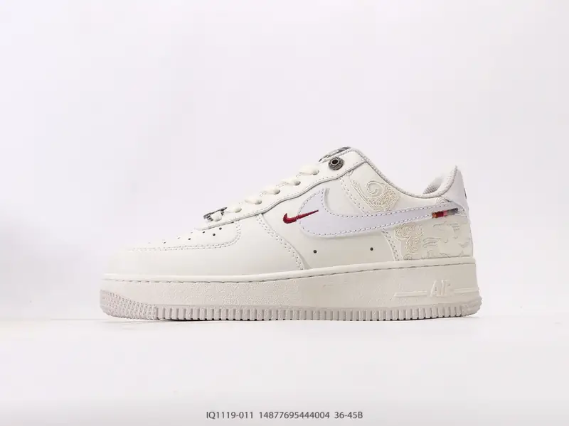 耐克Nike Air Force 1 Low 空军一号低帮百搭休闲运动板鞋 柔软、弹性十足的缓震性能和出色的 IQ1119-011 #14877695444004