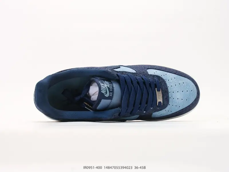 耐克Nike AIR FORCE 1’07 LV8 "牛仔翻毛皮拼接"空军一号低帮百搭休闲运动板鞋 IR0951-400 #14847055394023