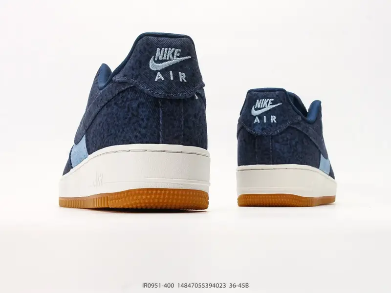 耐克Nike AIR FORCE 1’07 LV8 "牛仔翻毛皮拼接"空军一号低帮百搭休闲运动板鞋 IR0951-400 #14847055394023
