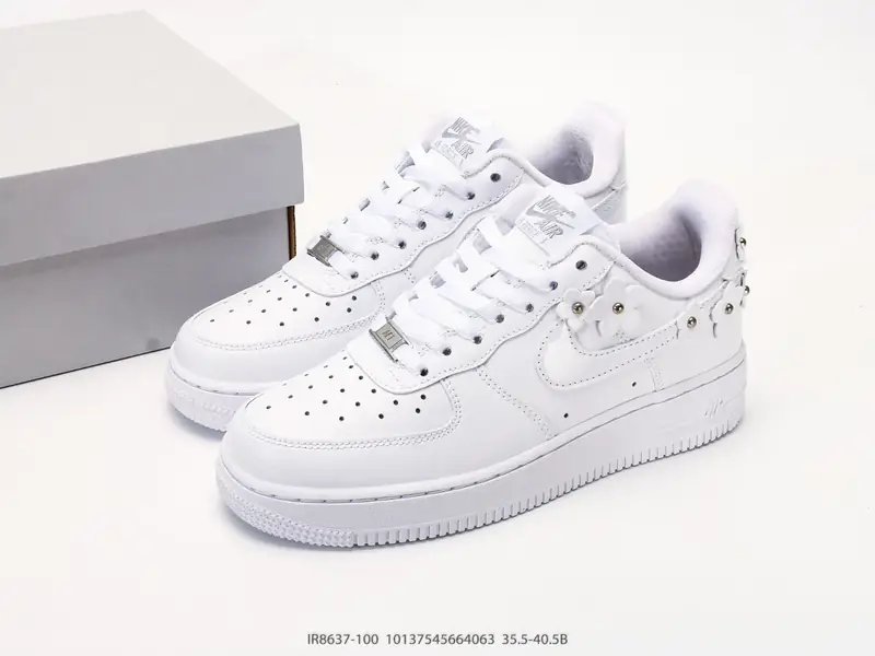 耐克 Nike Air Force 1‘07 空军一号含气垫 低帮百搭厚底增高休闲运动板鞋 IR8637-100 #10137545664063