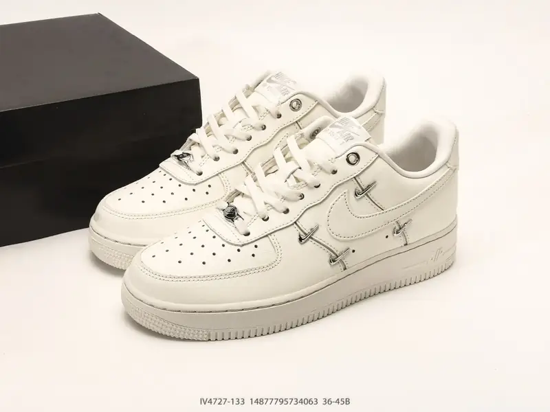耐克 Nike Air Force 1 '07 Low 空军一号含气垫 低帮 小白鞋 百搭厚底增高休闲运动板鞋 IV4727-133 #14877795734063