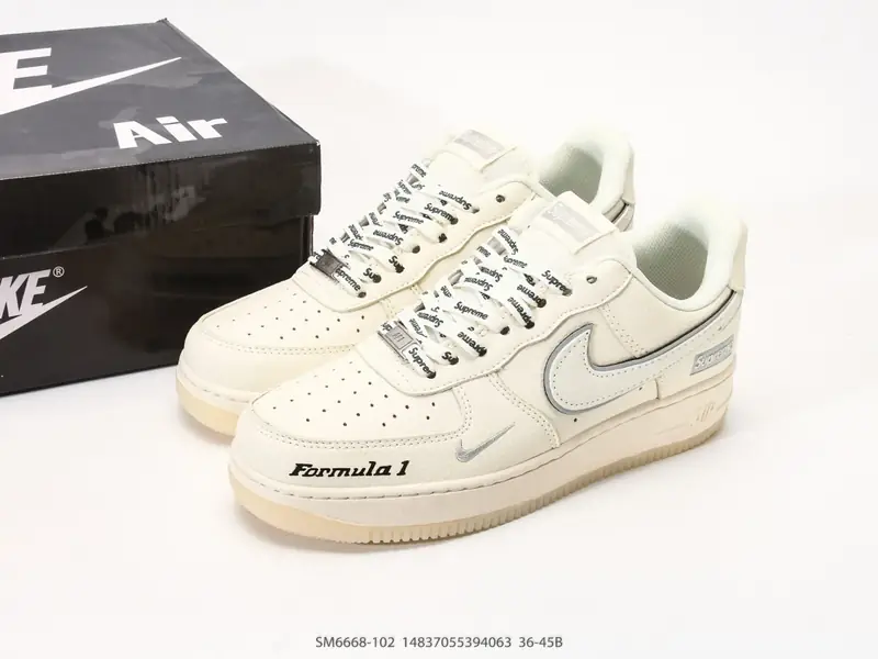耐克 Nike Air Force 1 '07 LX空军一号含气垫 低帮百搭厚底增高休闲运动板鞋 SM6668-102 #14837055394063