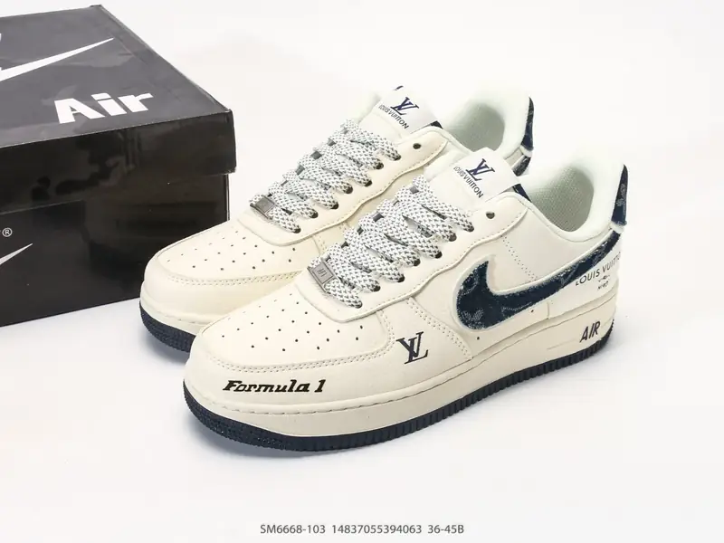 耐克 Nike Air Force 1 '07 LX空军一号含气垫 低帮百搭厚底增高休闲运动板鞋 SM6668-103 #14837055394063