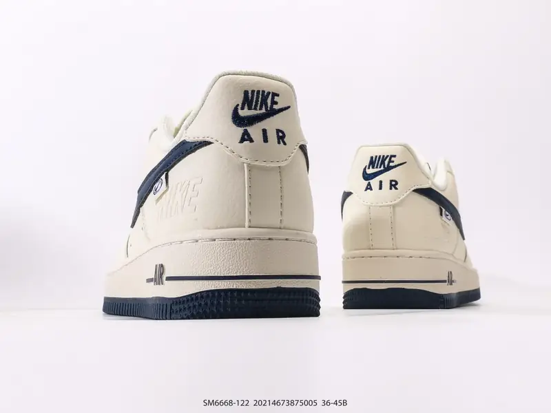 耐克Nike Air Force 1 Low 空军一号低帮百搭休闲运动板鞋 柔软、弹性十足的缓震性能和出色的 SM6668-122 #20214673875005