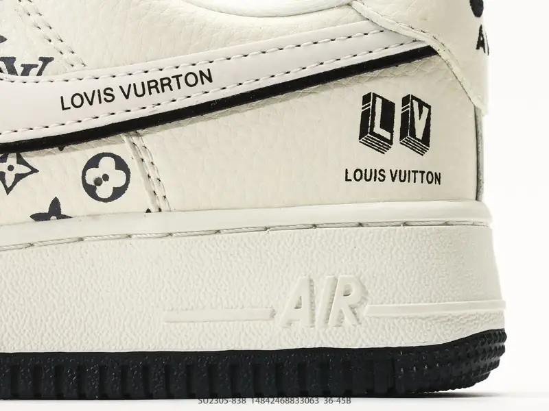 耐克 Nike Air Force 1 '07 ”路易威登联名 ”空军一号含气垫 低帮百搭厚底增高休闲运动板鞋 SU2305-838 #14842468833063