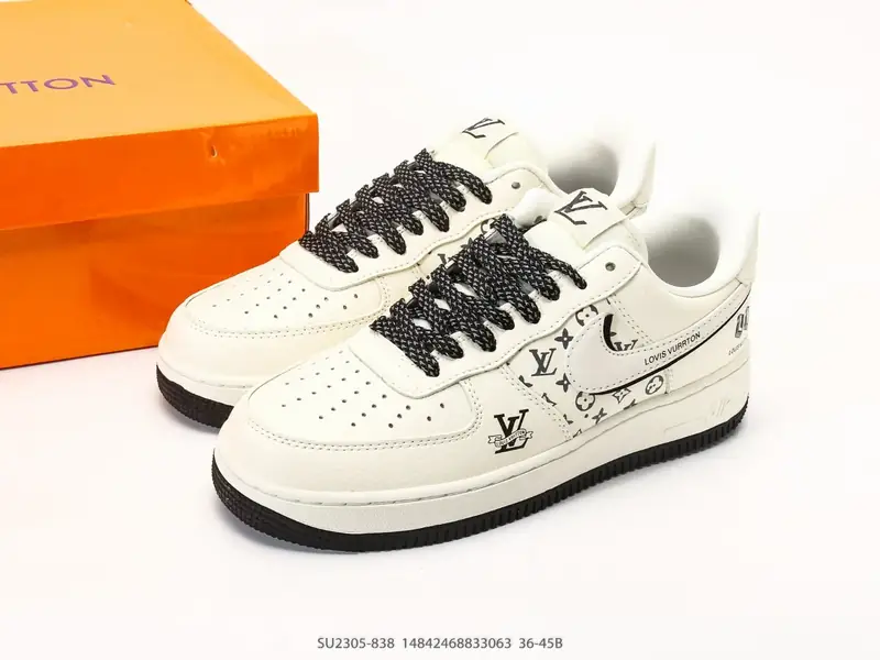 耐克 Nike Air Force 1 '07 ”路易威登联名 ”空军一号含气垫 低帮百搭厚底增高休闲运动板鞋 SU2305-838 #14842468833063