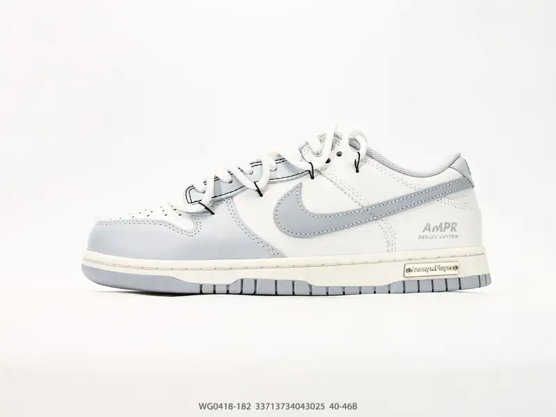 Nike Dunk Low Retro ‘DIY高端定制’耐克 低帮休闲运动板鞋 原装头层材料 用料绝不含糊 独家版型蒸餾加工帶來的是更好的视觉和脚感体验 清洁度 电绣 WG0418-182 #33713735043025