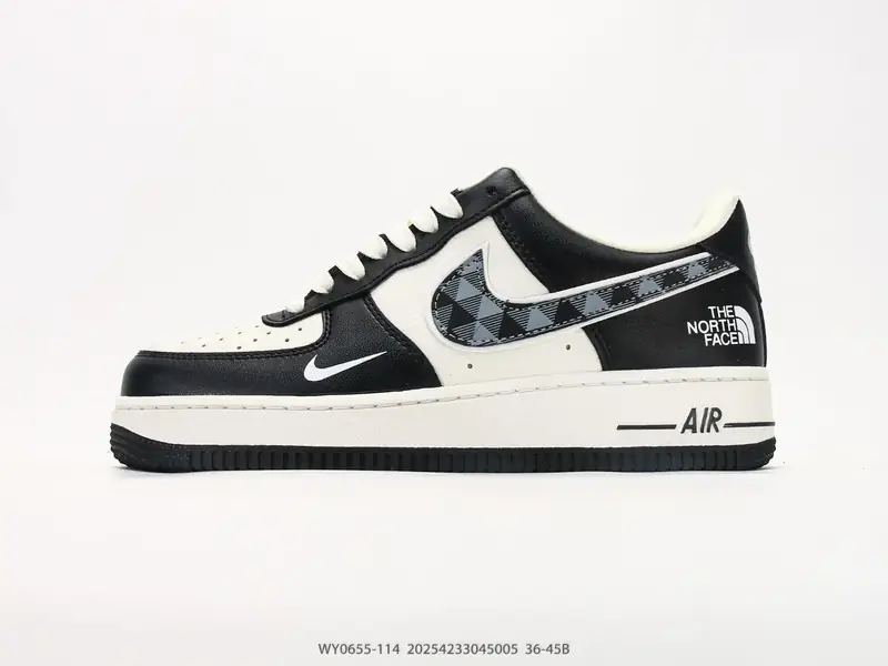 耐克Nike AIR FORCE 1‘7 LX “北面 联名款” 空军一号低帮百搭休闲运动板鞋 WY0655-114 #20254233045005