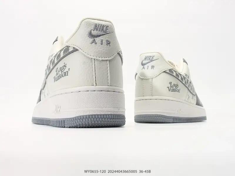 耐克 Nike Air Force 1 '07 LOW "路易威登联名款" 空军一号含气垫 低帮百搭厚底增高休闲运动板鞋 WY0655-120 #20244043665005