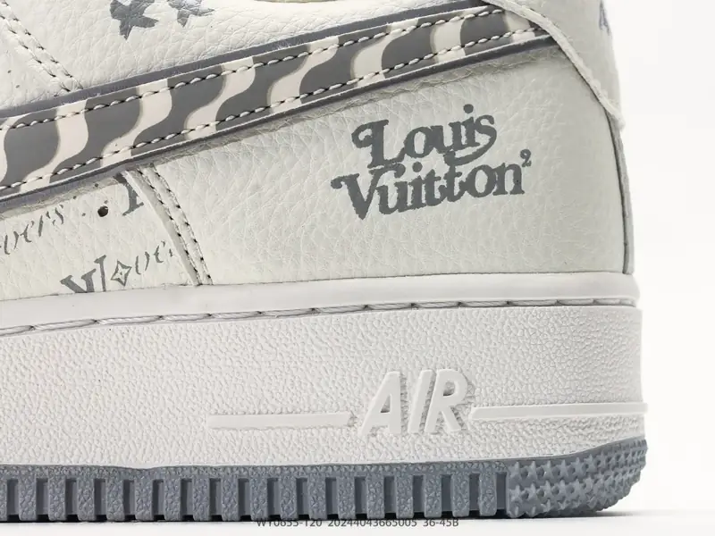耐克 Nike Air Force 1 '07 LOW "路易威登联名款" 空军一号含气垫 低帮百搭厚底增高休闲运动板鞋 WY0655-120 #20244043665005