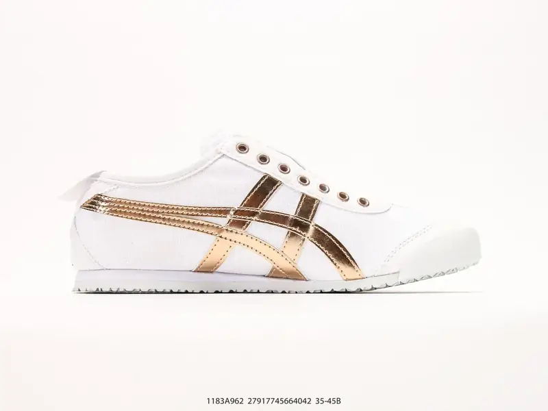OnitsukaTiger/鬼冢虎 布面 Mexico 66 帆布低邦休闲跑步鞋 夏季懒人鞋一脚蹬 1183A962 #27917745664042