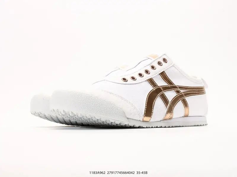 OnitsukaTiger/鬼冢虎 布面 Mexico 66 帆布低邦休闲跑步鞋 夏季懒人鞋一脚蹬 1183A962 #27917745664042