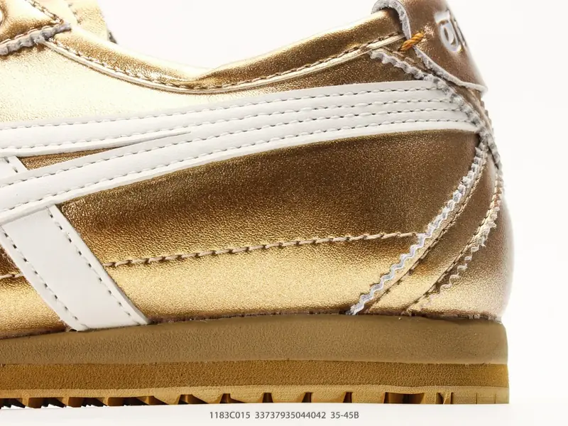 Onitsuka Tiger鬼塚虎 MEXICO 66 NM 皮革尼龙拼接 舒适柔软 低帮休闲板鞋 鞋舌处印有鬼塚虎特有的 1183C015 #33737935044042