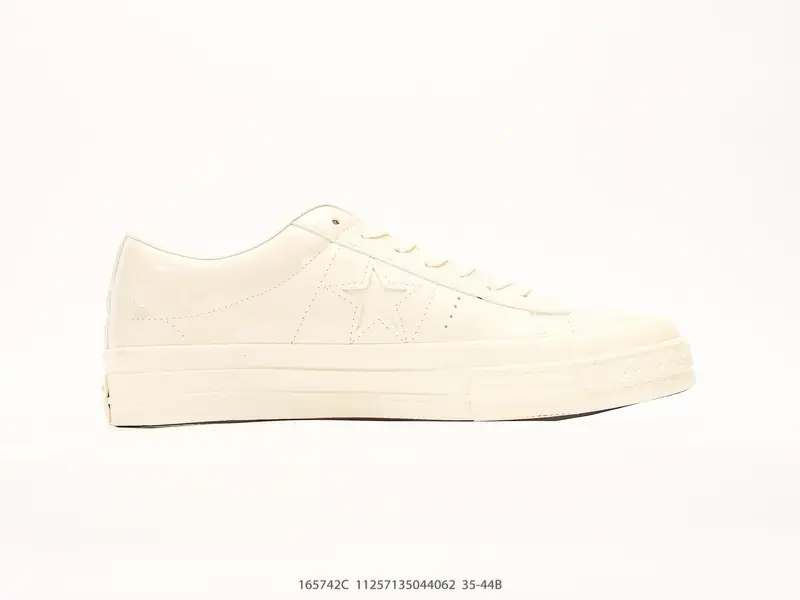 Converse All Star 低帮男女士运动鞋 一星⭐匡威全明星复古 休闲百搭板鞋 户外经典透气帆布慢跑鞋 165742C #11257135044062