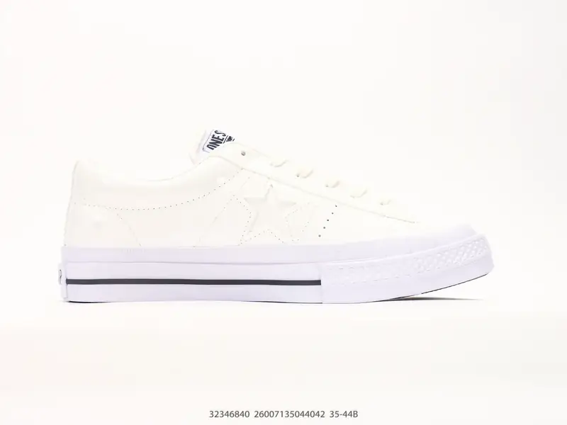 Converse One Star 95 漆皮白 经典百搭 复古薄底 耐磨轻便 匡威 低帮板鞋 32346840 #26007135044042
