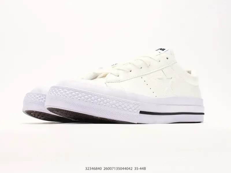 Converse One Star 95 漆皮白 经典百搭 复古薄底 耐磨轻便 匡威 低帮板鞋 32346840 #26007135044042