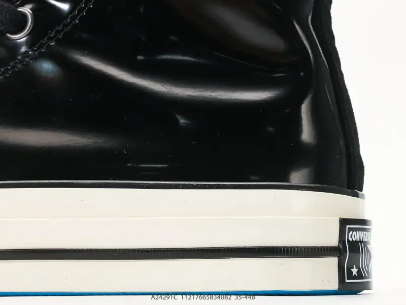 Converse All Star 高帮男女士运动鞋 一星⭐匡威全明星复古 休闲百搭板鞋 户外经典透气皮革拼接帆布面慢跑鞋 A24291C #11217665834082