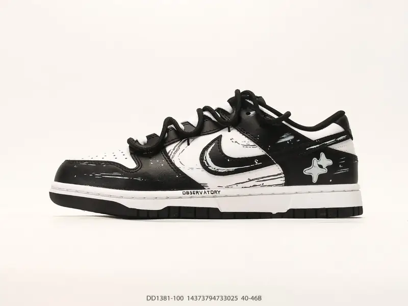 Dunk Low Retro ‘DIY高端定制’ 低帮休闲运动板鞋 原装头层材料 用料绝不含糊 独家版型蒸餾加工帶來的是更好的视觉和脚感体验 清洁度 电绣 DD1381-100 #14373794733025