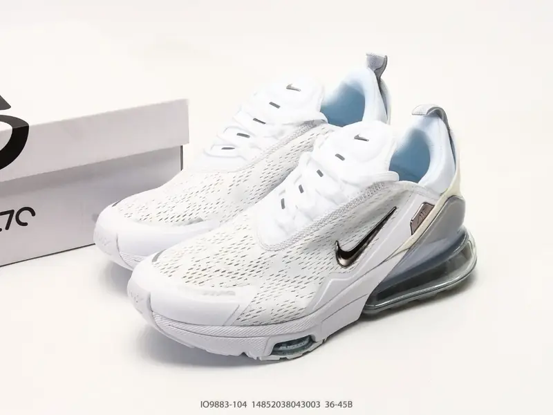 Air Max 270 Flyknit 运动缓震 大气垫休闲跑步鞋 时尚舒适的穿着感受和出众格调 鞋款 IO9883-104 #14852038043003