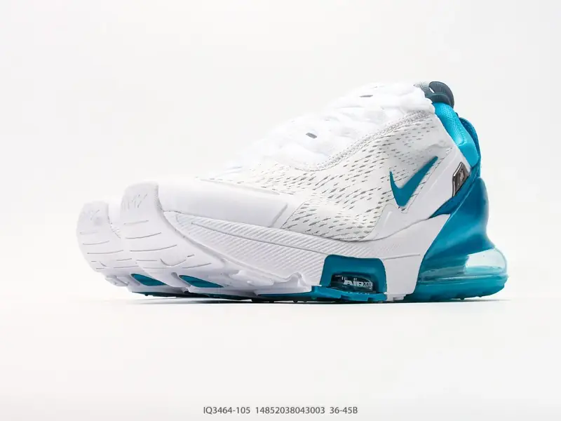 Air Max 270 Flyknit 运动缓震 大气垫休闲跑步鞋 时尚舒适的穿着感受和出众格调 鞋款 IQ3464-105 #14852038043003