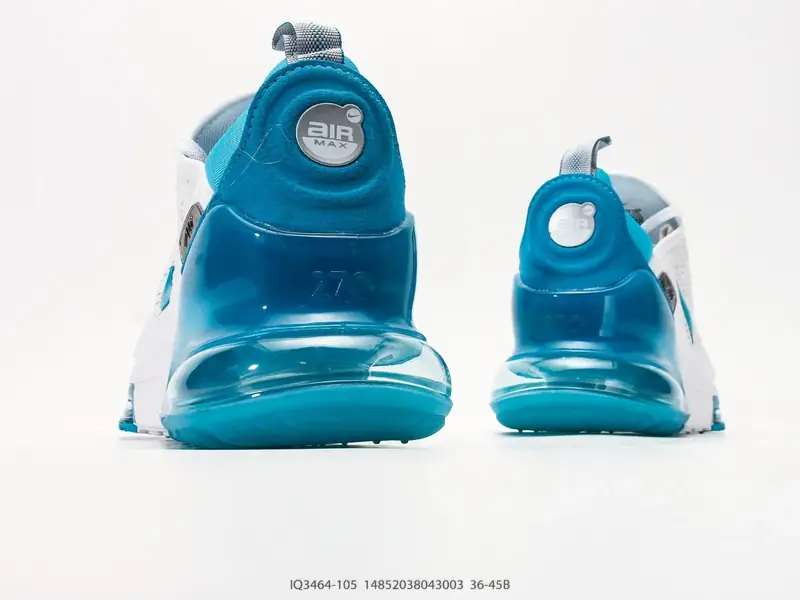 Air Max 270 Flyknit 运动缓震 大气垫休闲跑步鞋 时尚舒适的穿着感受和出众格调 鞋款 IQ3464-105 #14852038043003