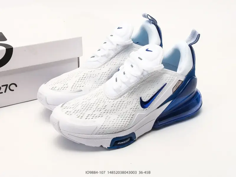 Air Max 270 Flyknit 运动缓震 大气垫休闲跑步鞋 时尚舒适的穿着感受和出众格调 鞋款 IQ9884-107 #14852038043003