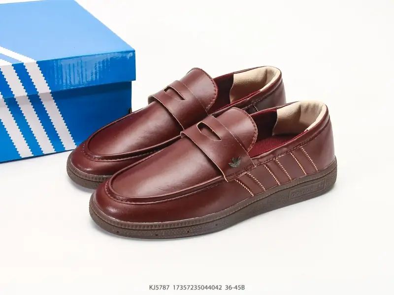 #Originals HANDBALL SPEZIAL Loafer 乐福鞋 运动 平跟圆头一脚蹬贴合 一脚蹬乐福鞋春日的松弛感，把乐福鞋玩明白了 KJ5787 #17357235044042