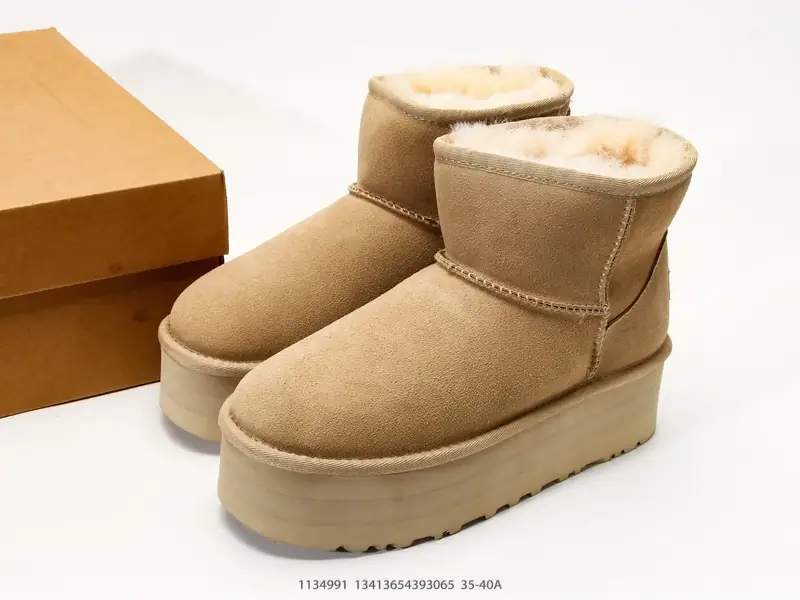 UGG Stiefel Wildleder Komfortabel Dicke Sohle 1134991 #13413654393065