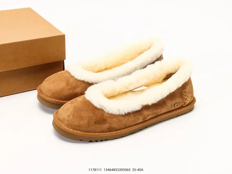 UGG Zora Ballet Flat 时尚系列 羊皮革百搭舒适休闲单鞋 1178111 #13464853395065