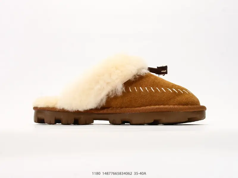 UGG Slipper Evolution 撞色 保暖舒适耐穿 低帮包头拖鞋 美式休闲风的撞色 1180 #14877665834062