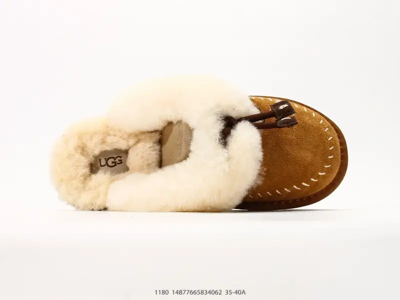 UGG Slipper Evolution 撞色 保暖舒适耐穿 低帮包头拖鞋 美式休闲风的撞色 1180 #14877665834062